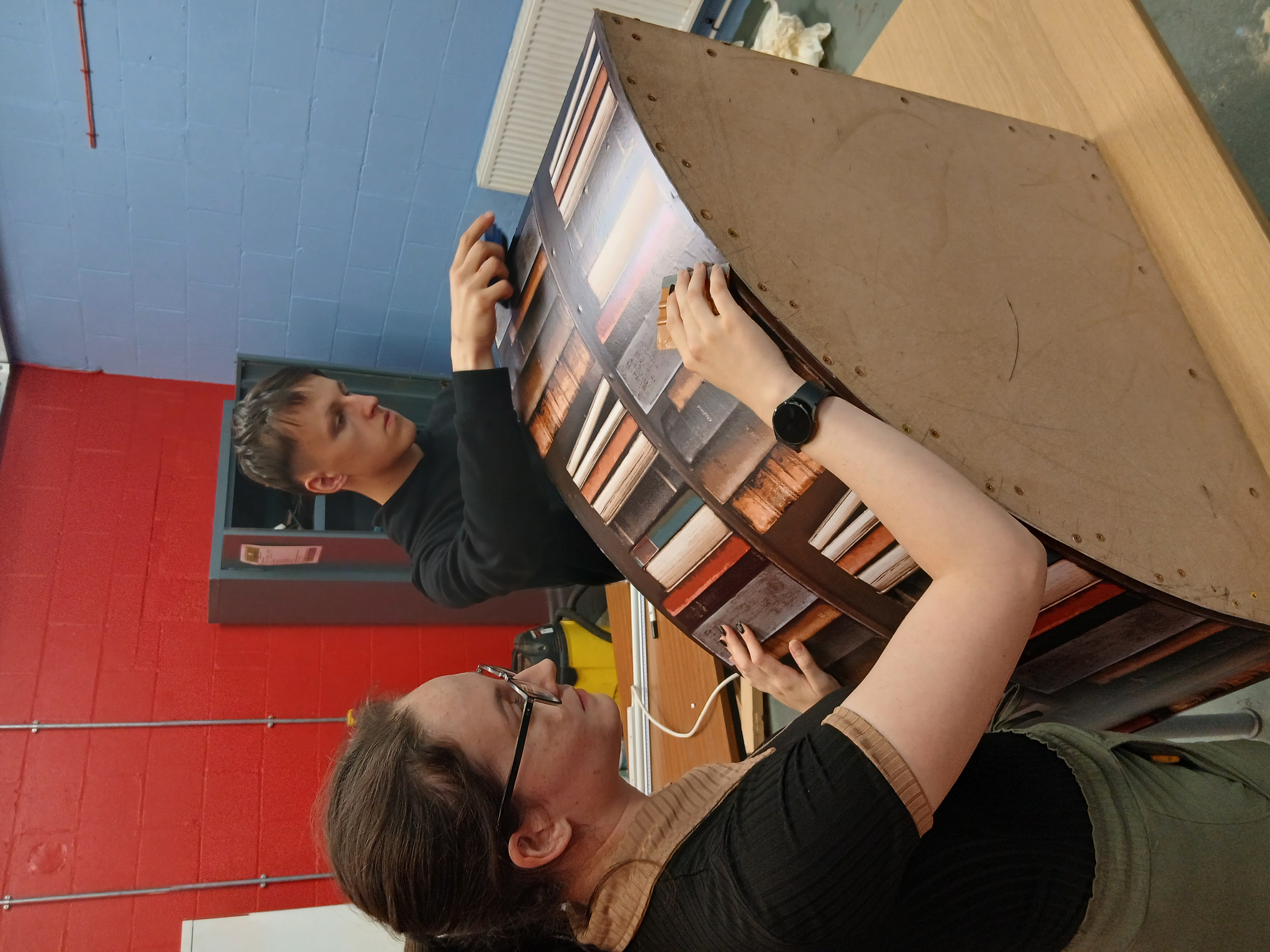 Hull Children’s University Charity Ball 2025, DoubleTree Hilton Hull, book-themed props created by our Signmaking, Joinery, and Carpentry apprentices in collaboration with Hobson & Porter