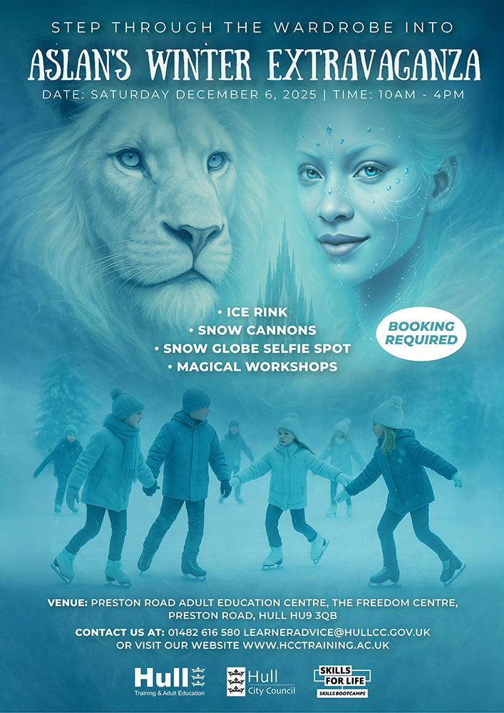 Aslan's winter extravaganza flyer