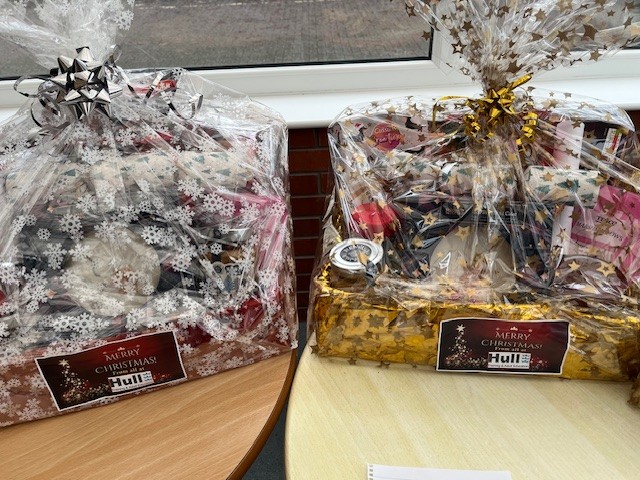 Charity Christmas hampers The Engineering Centre