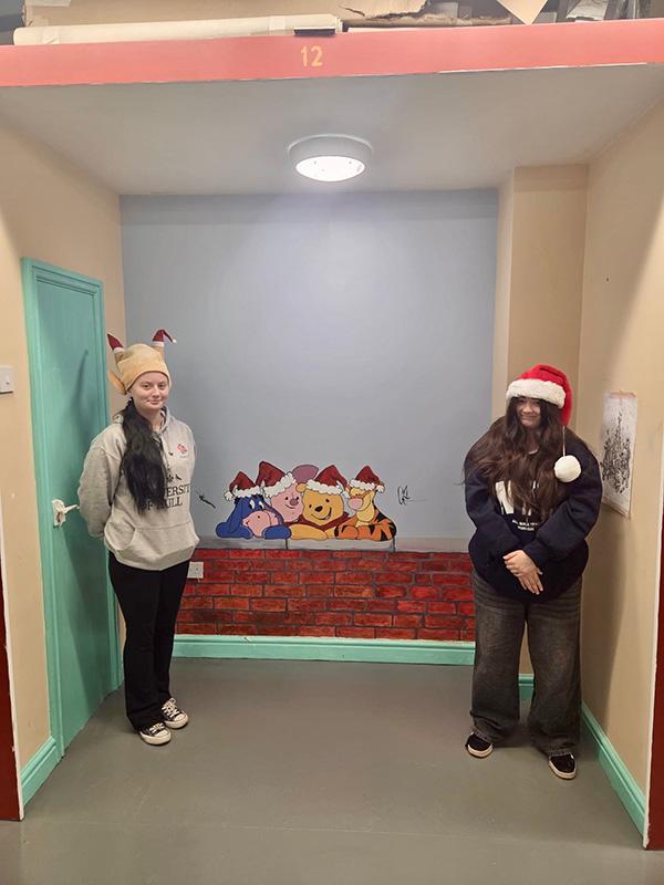 Learners have been transforming their training booths with a series of festive-inspired designs