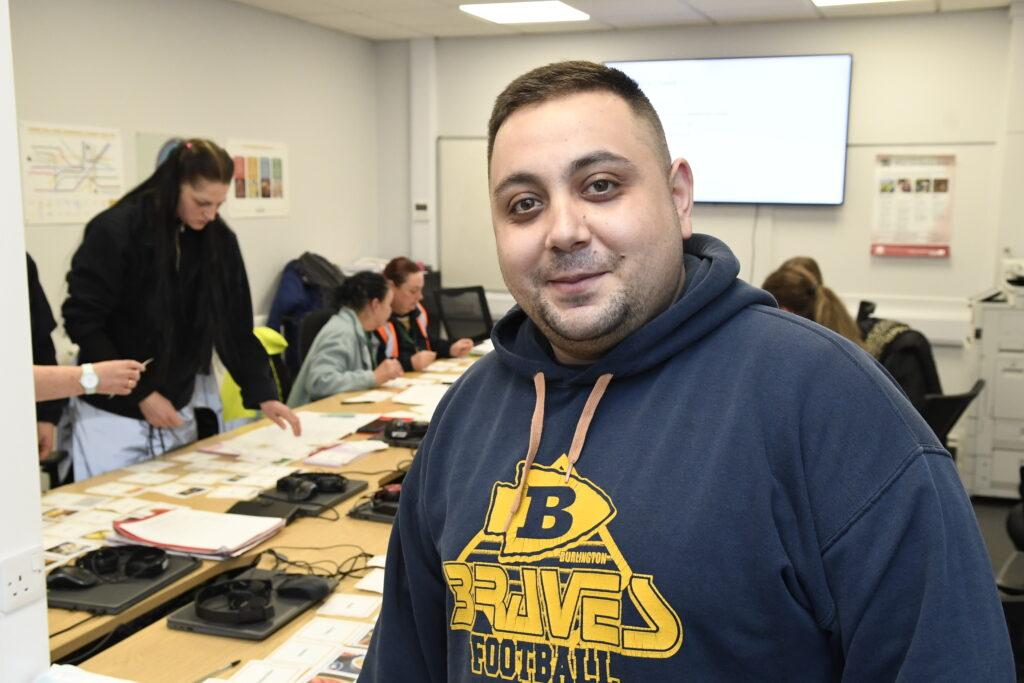 ESOL learner Dragos Ciubotaru