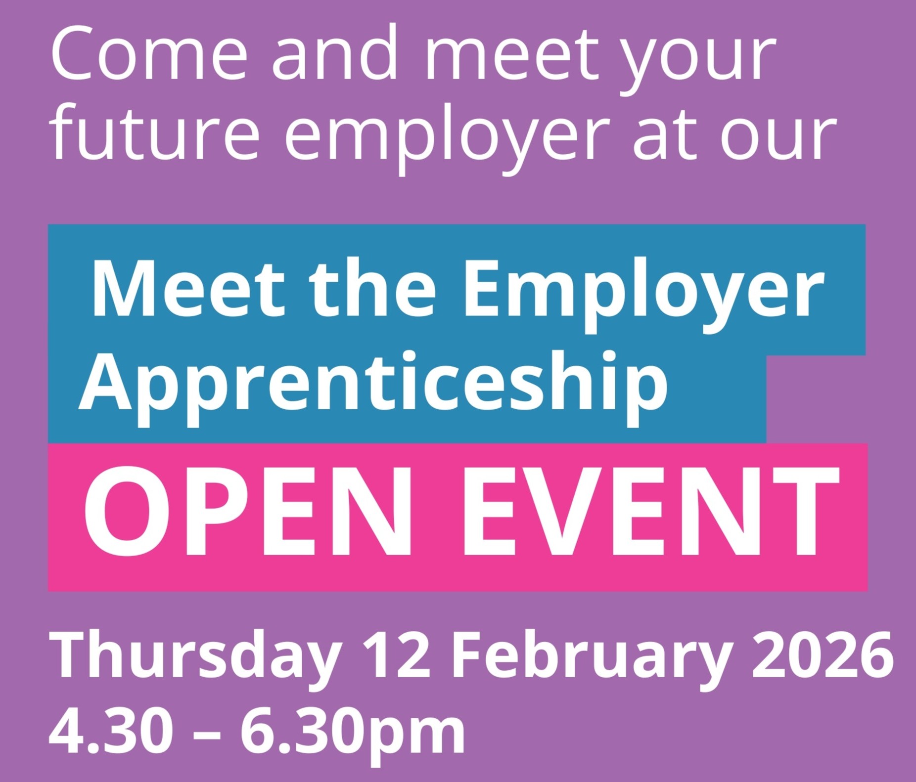 Meet the employer apprenticeship open event 2026 cropped