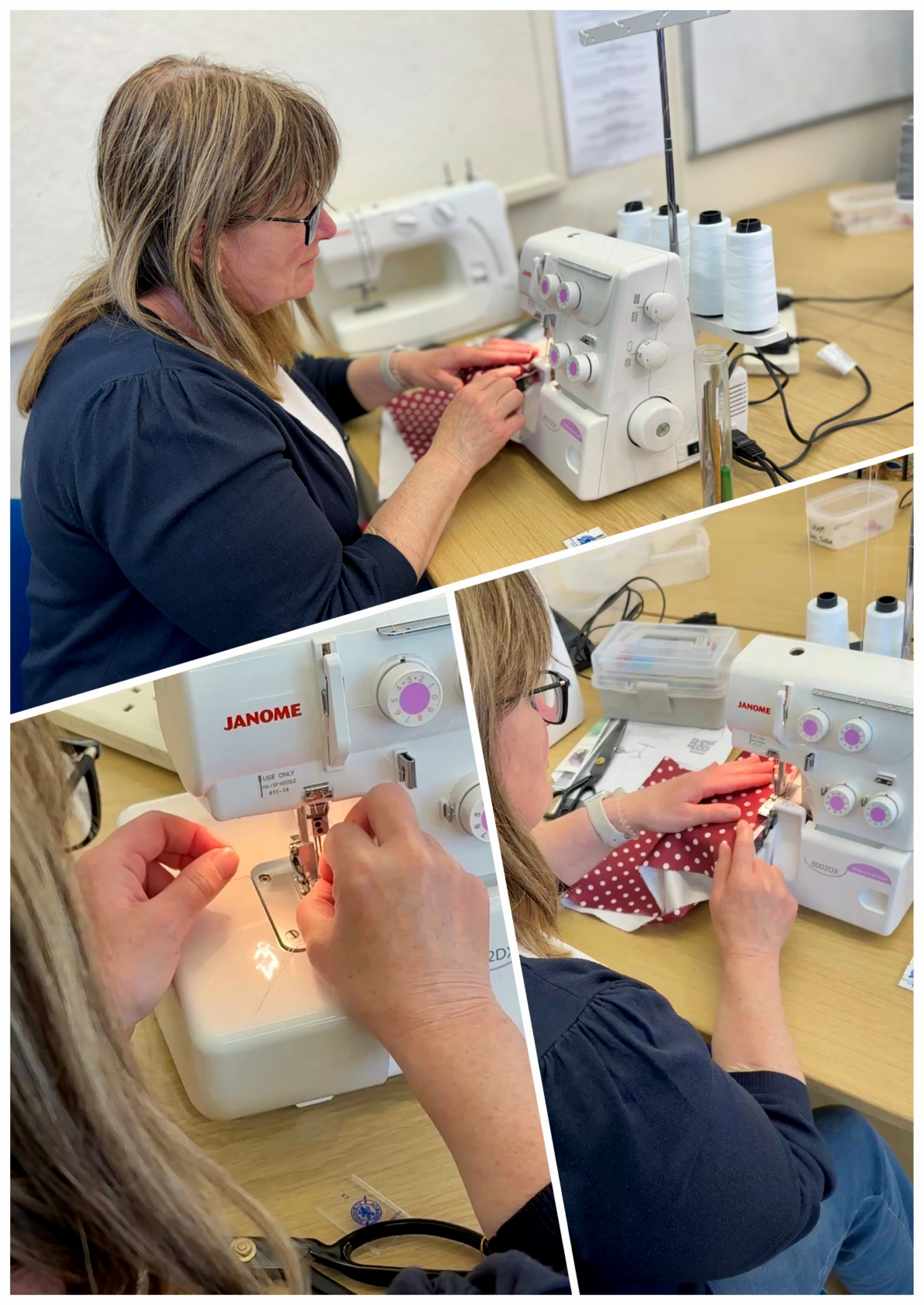 Sue sewing