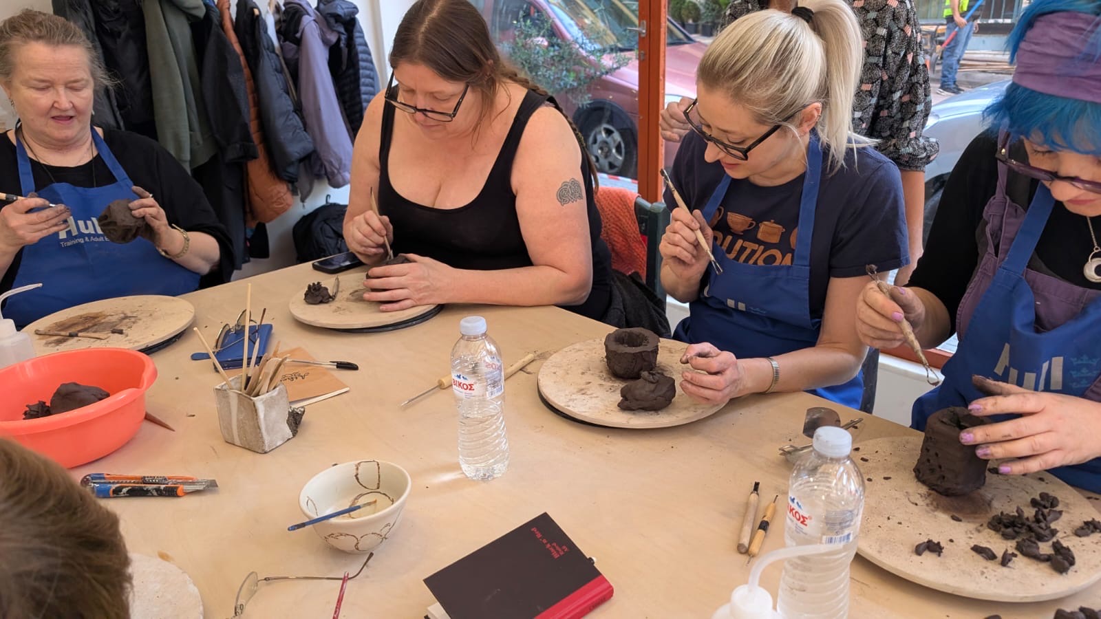 throwing group are at Katokosmos Studio in Kosmos