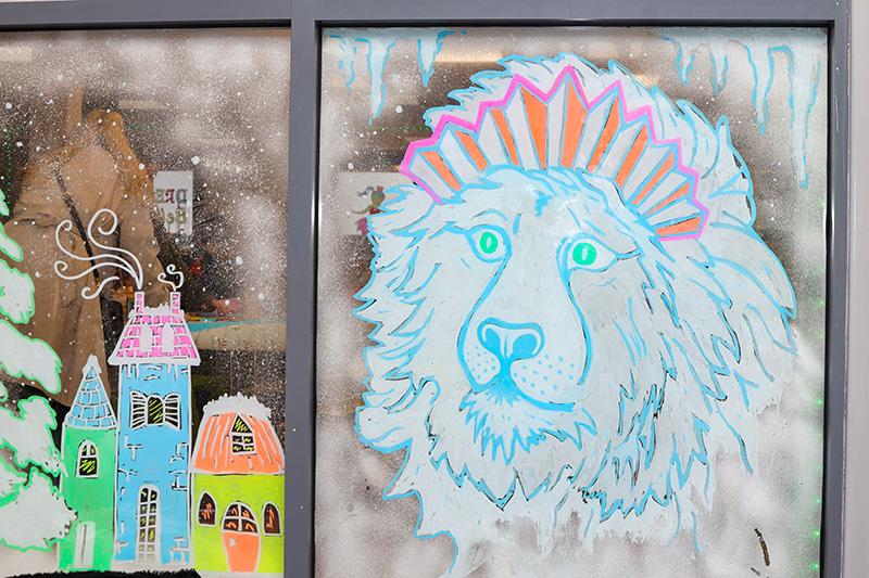 Narnia themed window art
