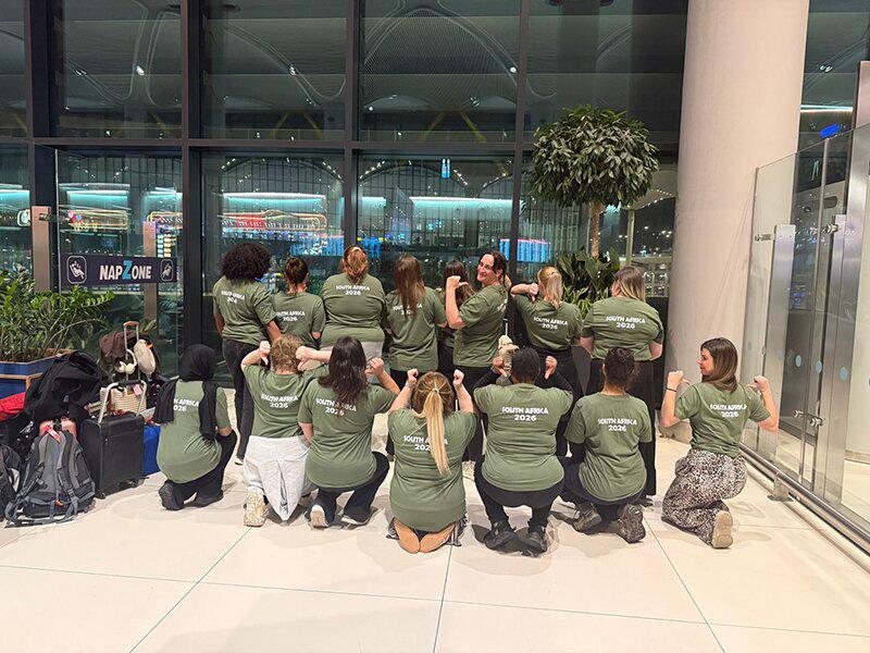 Group of people from behind