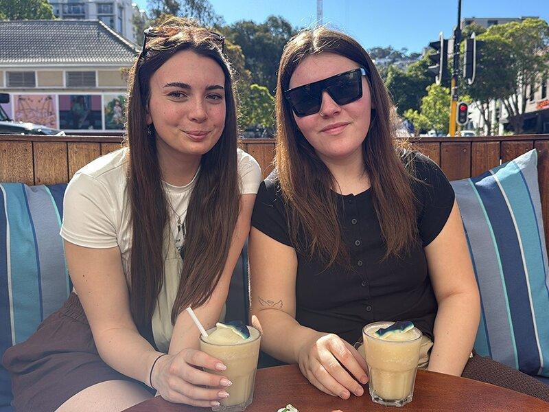 2 peopl having a drink